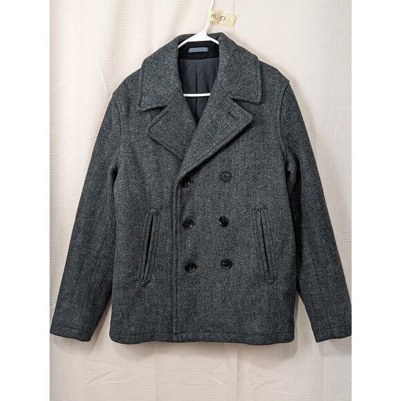 OLD NAVY! TRENDING DOVE GRAY CLASSIC NAVY PEACOAT, JACKET, COAT! SZ M - Picture 2 of 8